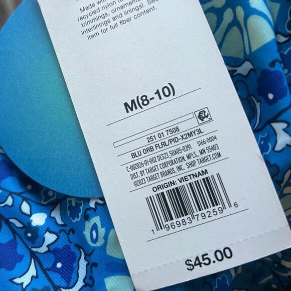 RHODE x Target Zinnia Floral Print One Piece Sz Medium - Picture 5 of 5